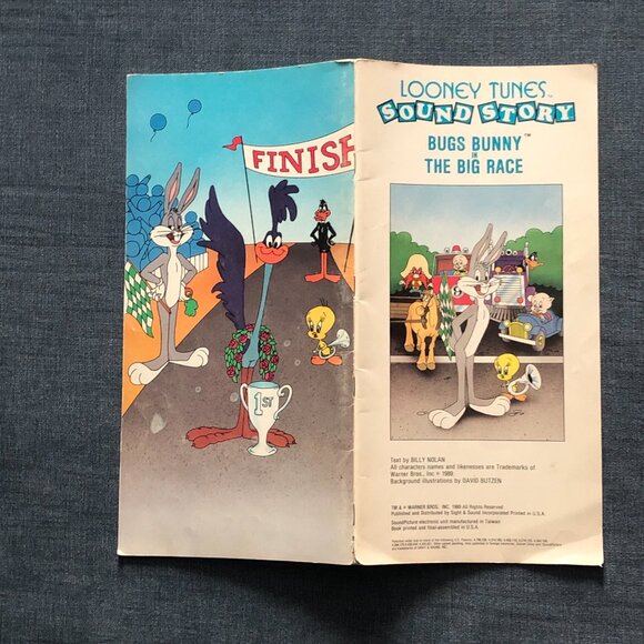 Vintage 1993 Golden Book Sound Story Looney Tunes - Picture 7 of 7